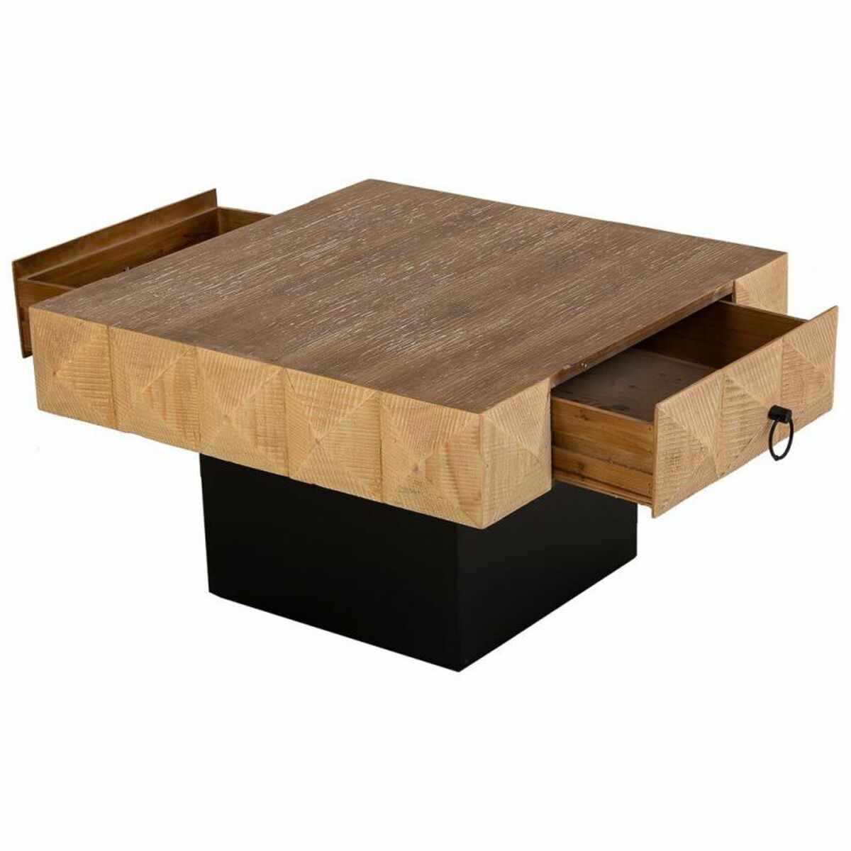 Soffbord Alexandra House Living Brun Granträ Trä MDF 86 x 46 x 81 cm - 3