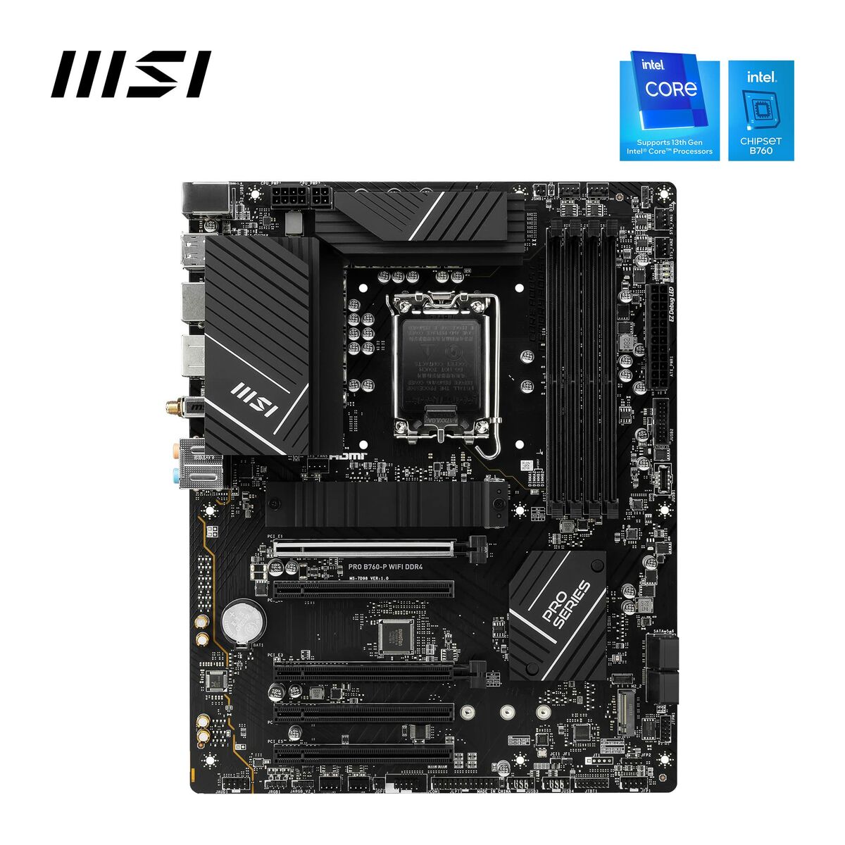Moderkort MSI 911-7D98-001 Intel Intel B760 LGA 1700 - 2