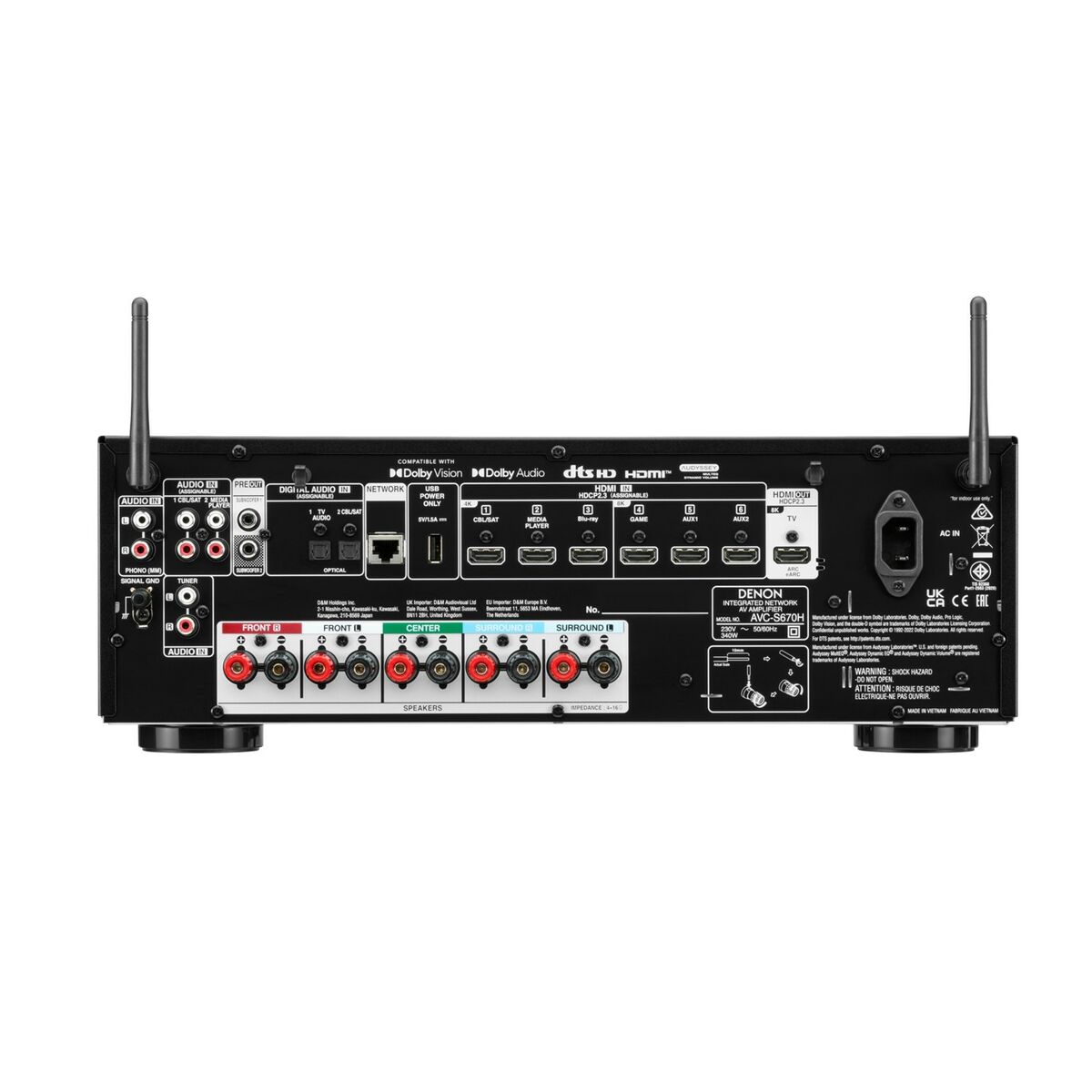 HDMI-Brytare Denon - 5