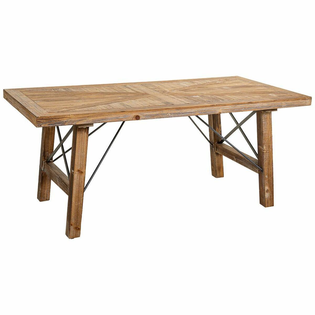 Soffbord Alexandra House Living Brun Granträ Trä MDF 60 x 50 x 120 cm