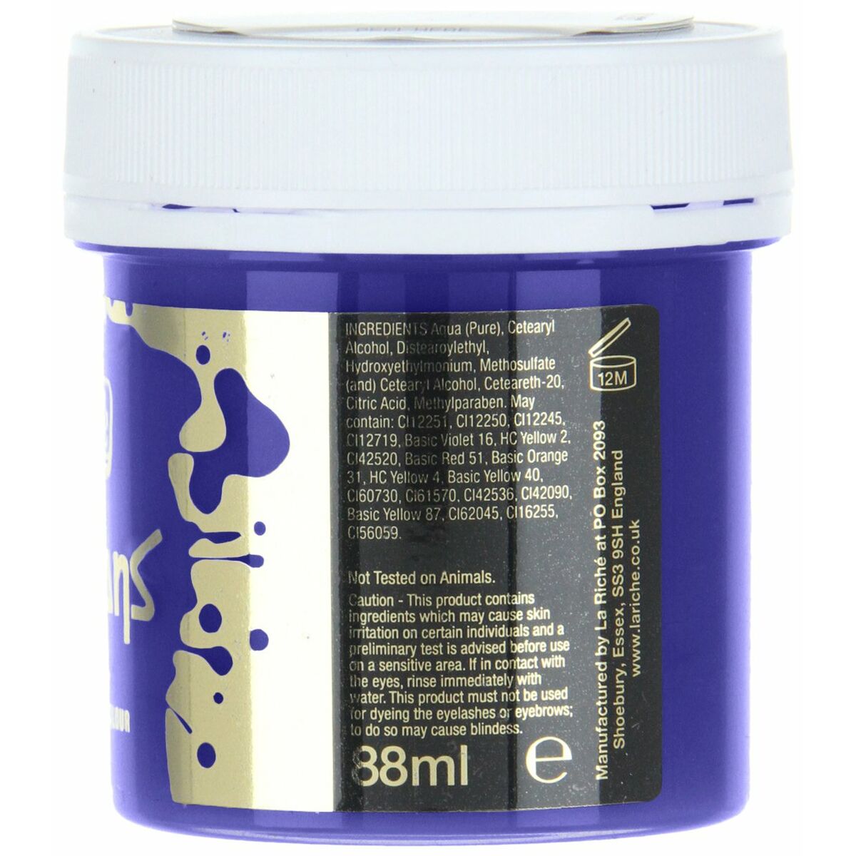 Semipermanent hårfärg La Riché Lagoo Blue (88 ml) - 3