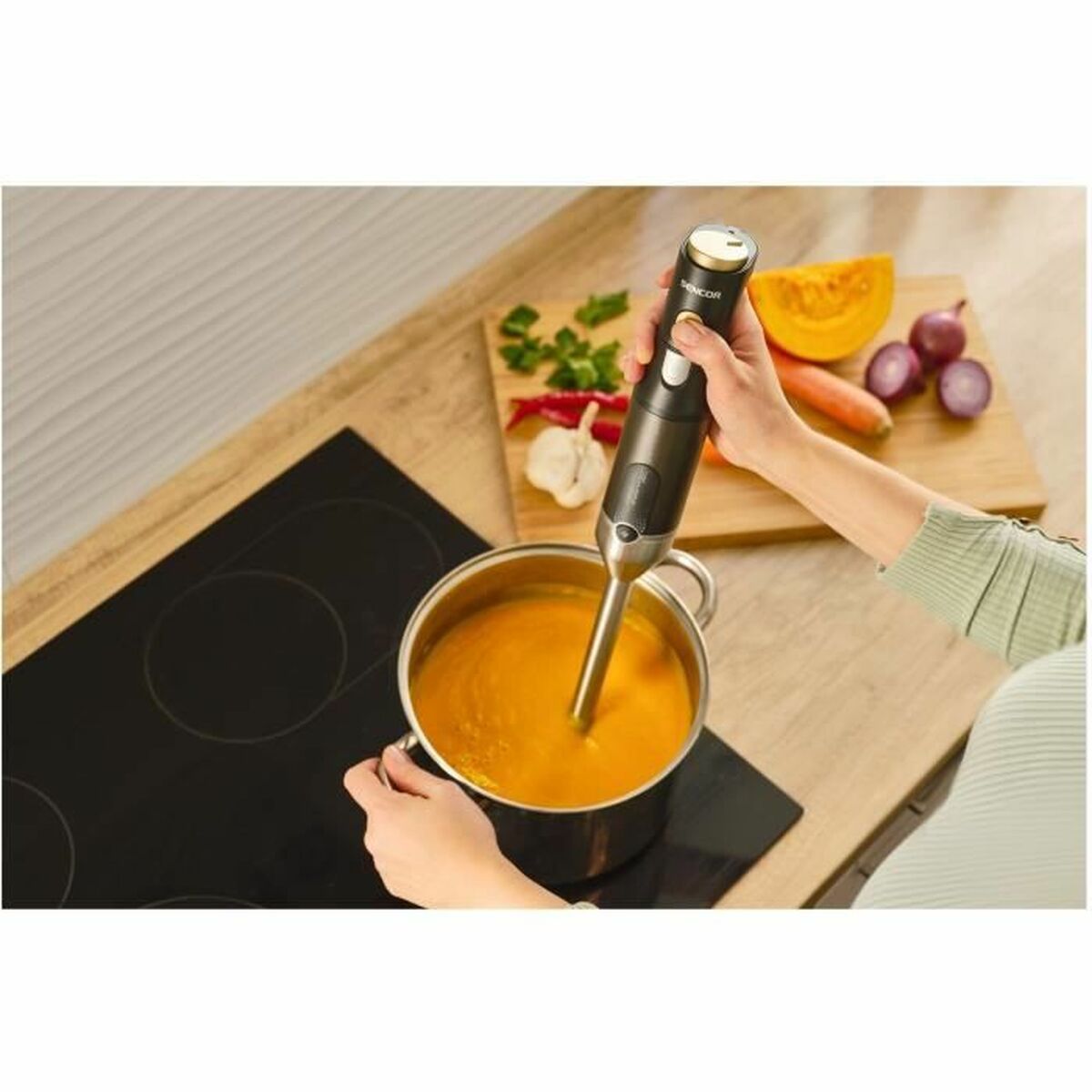 Stavmixer Sencor SHB 6442BK Svart 1200 W - 3