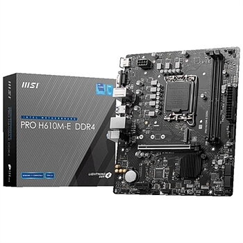 Moderkort MSI PRO H610M-E DDR4 H610 LGA 1700 DDR4 mATX