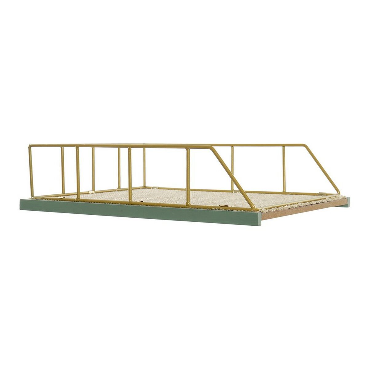 Uppsättning av arrangörsbrickor DKD Home Decor Grön polypropen Trä MDF 28,5 x 36 x 9 cm (2 antal) (1 antal) - 14