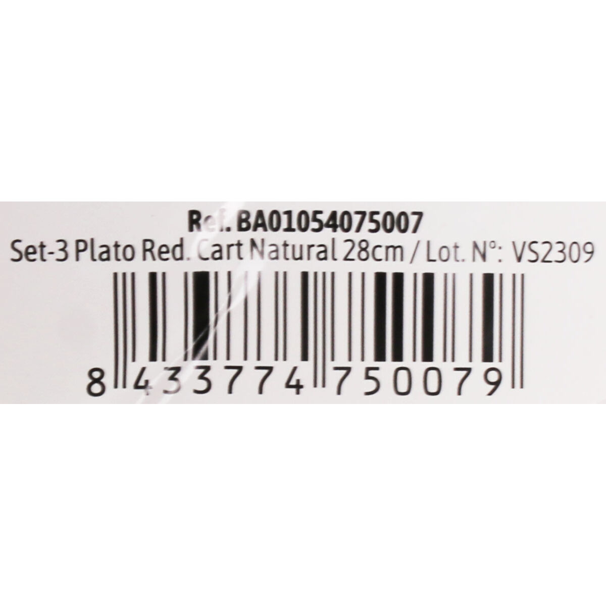 Tallriksset Algon Engångsanvändning Vit Papp 28 cm (36 antal) - 5
