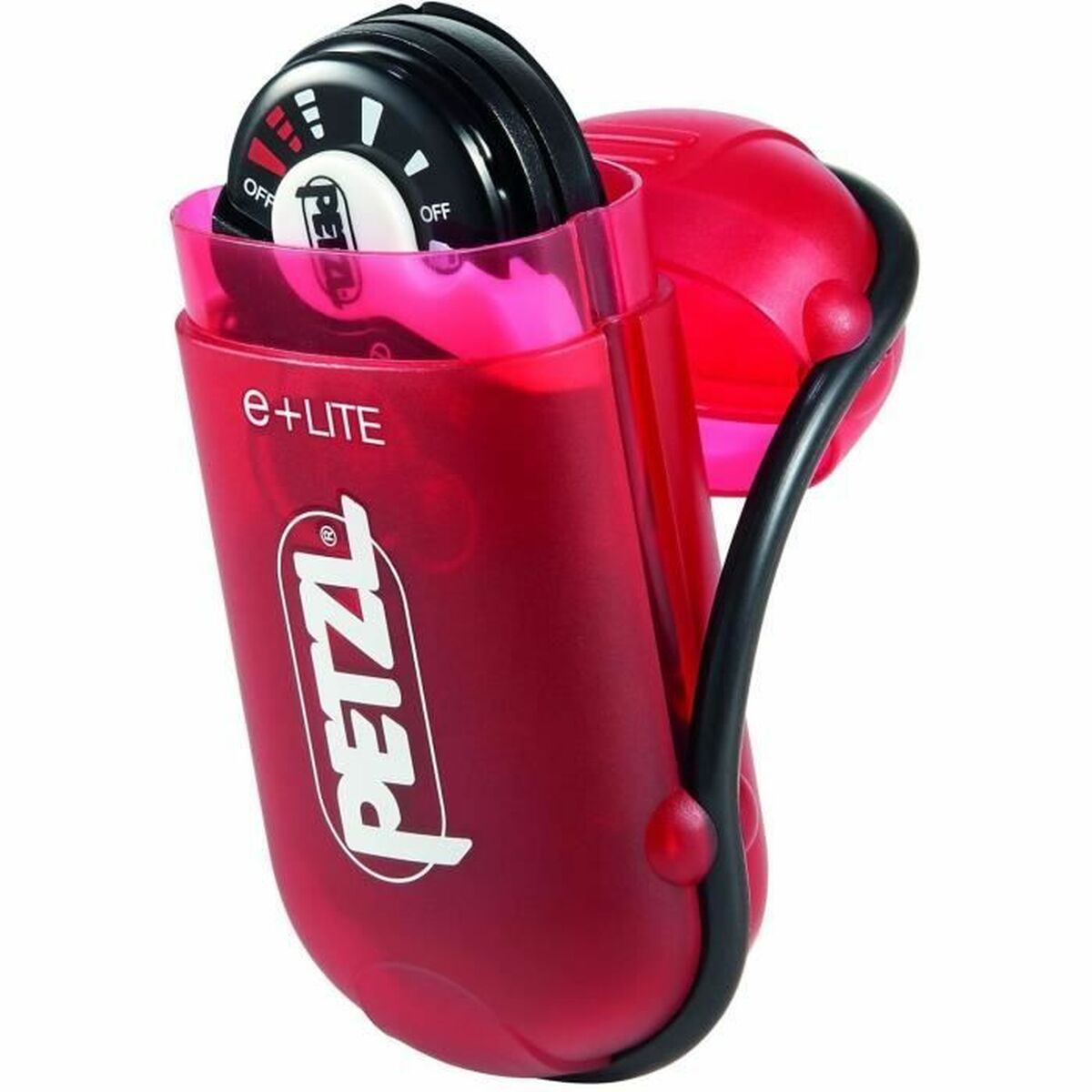 LED-lampa för huvudet Petzl E02 Svart Svart/Vit (1 antal) - 4