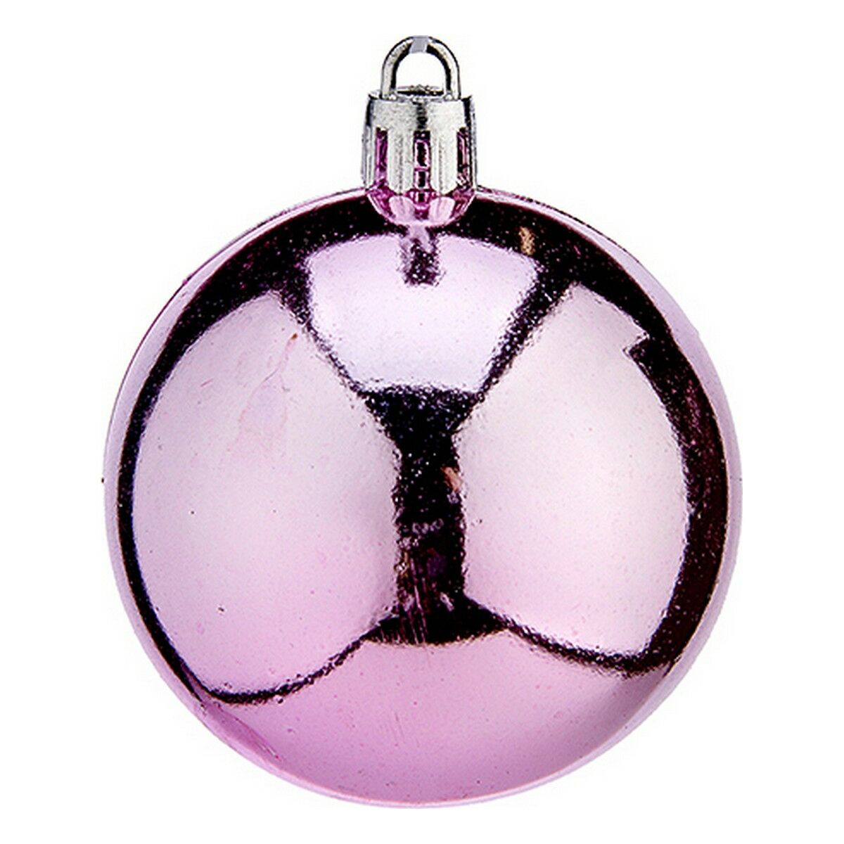 Julgranskulor Krist+ Rosa Plast Ø 6 cm 24 antal
