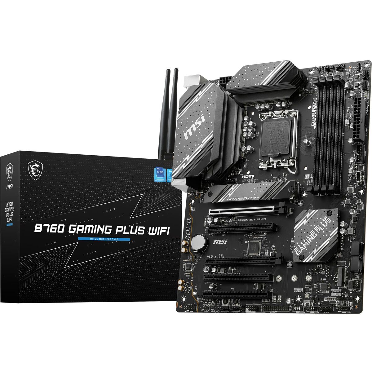 Moderkort MSI B760 GAMING PLUS WIFI LGA 1700 Intel B760