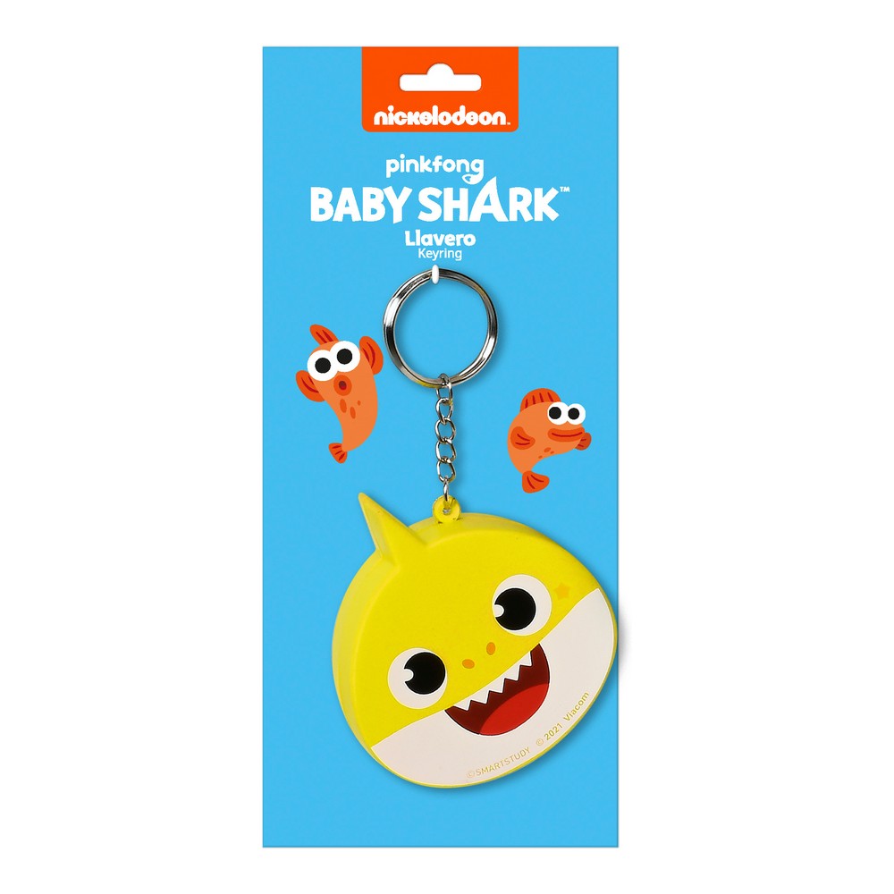 Nyckelkedja Baby Shark Beach day Gul Ljusblå - 2