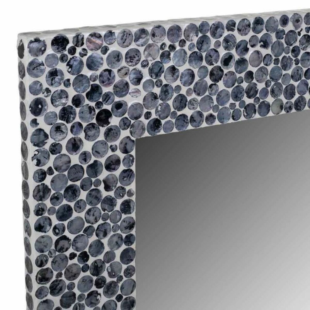 Väggspegel Alexandra House Living Grå Kräm 91 x 3 x 60 cm Rektangulär - 3