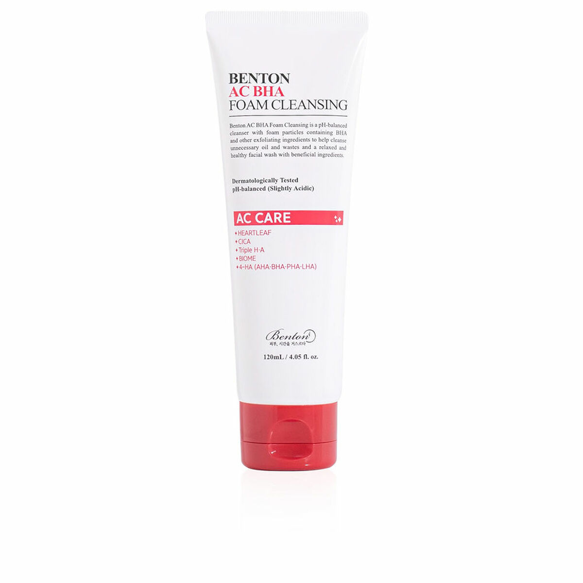 Rengörande ansiktsgel Benton AC BHA 120 ml - 2