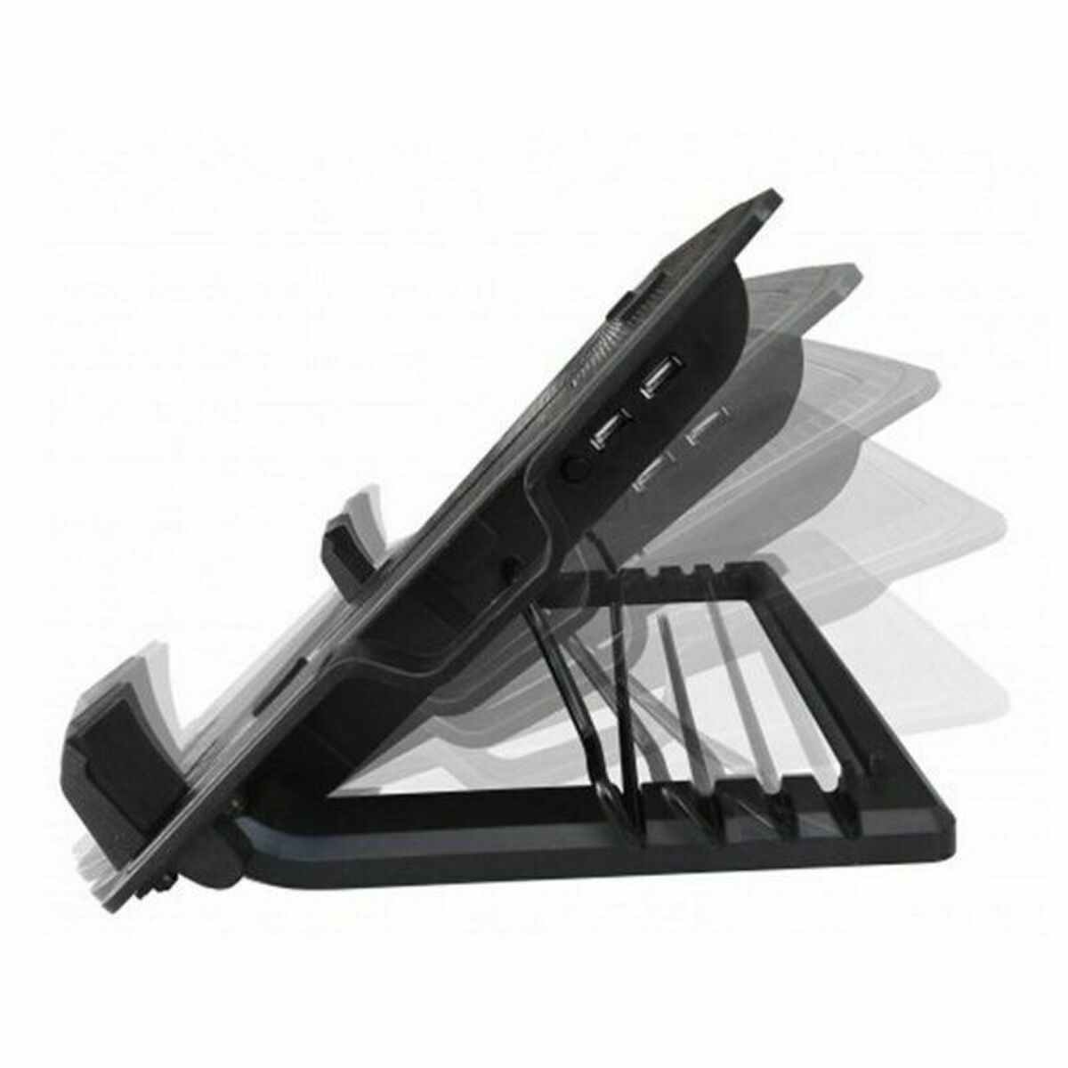 Kylplatta till laptop Ewent EW1258 17" Svart - 2