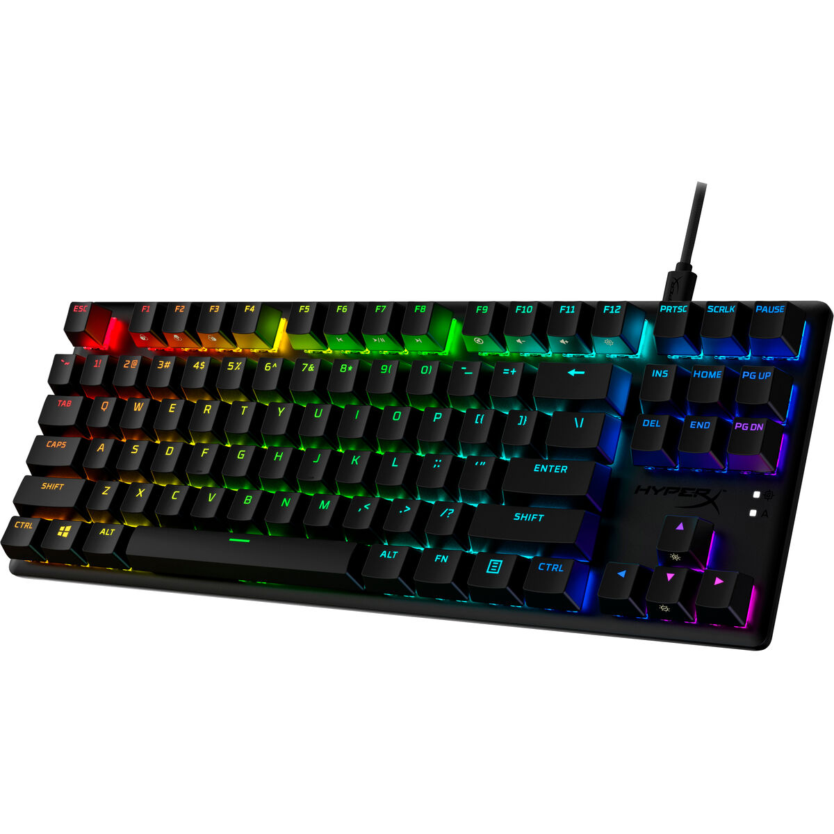 Tangentbord Hyperx 639N7AA Qwerty Spanska Svart - 3