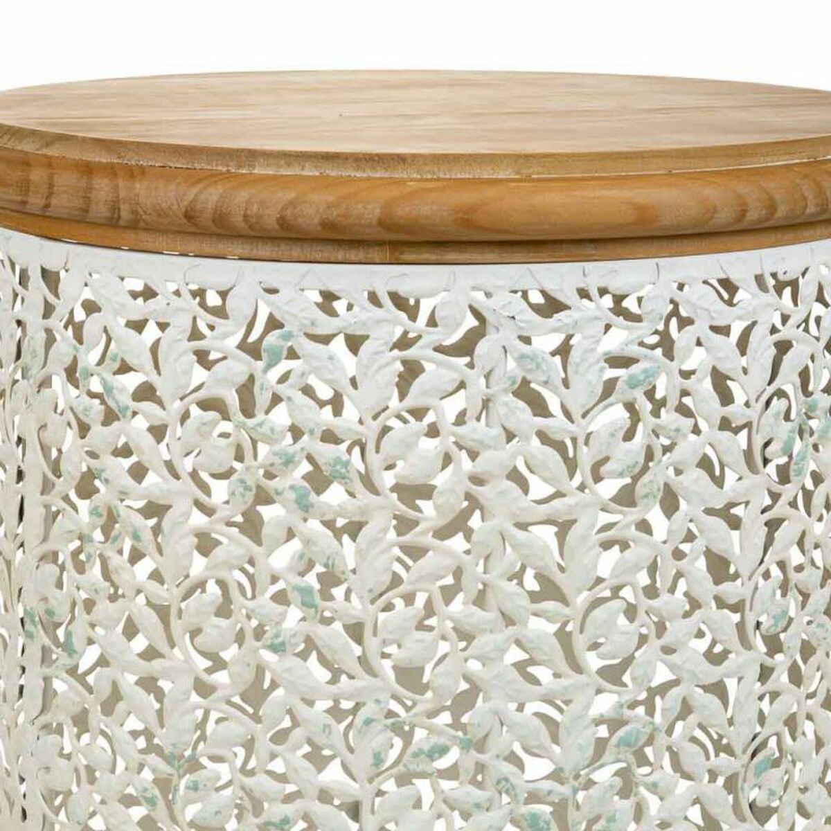 Soffbord Alexandra House Living Brun Metall Granträ Trä MDF 43 x 55 x 43 cm - 5