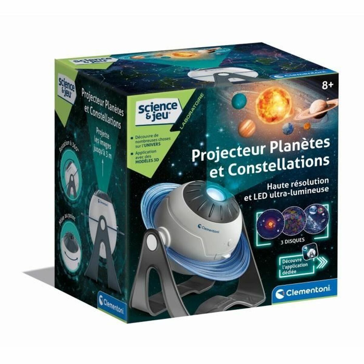 Utbildningsspel Clementoni Proyector de Planetas y Constelaciones - 3