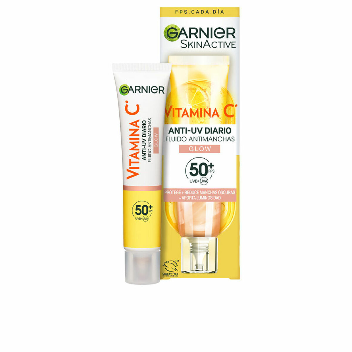 Kräm mot bruna fläckar Garnier Vitamin C - Glow 40 ml Anti-fläckar