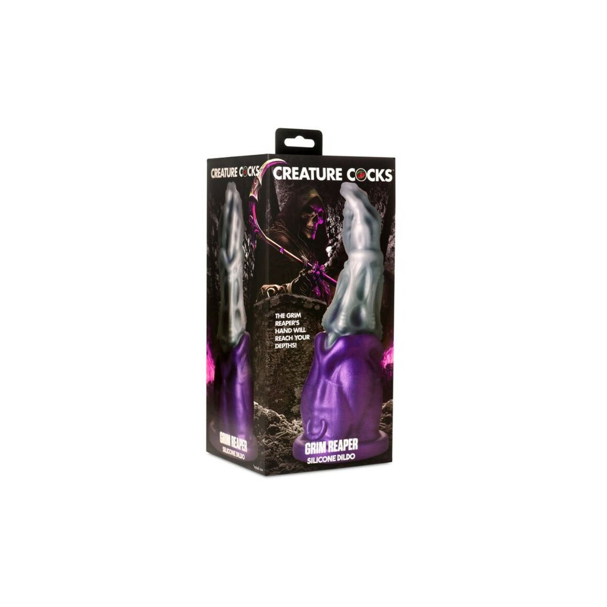 Realistisk dildo XR Violett Silvrig Ø 4,3 cm Ø 7,4 cm