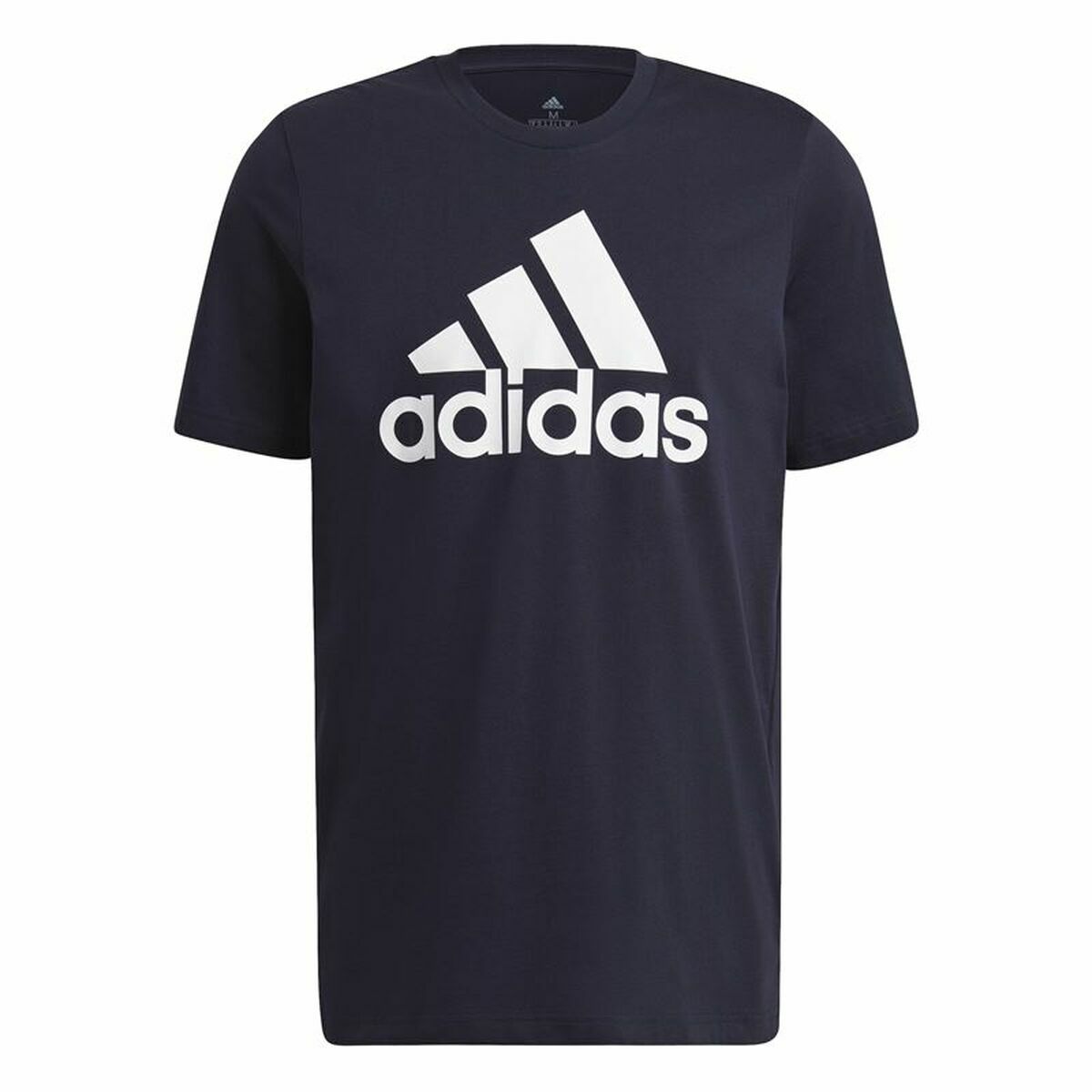 T-shirt med kortärm Herr  Essentials Big Logo  Adidas Legend Ink  Blå - 3
