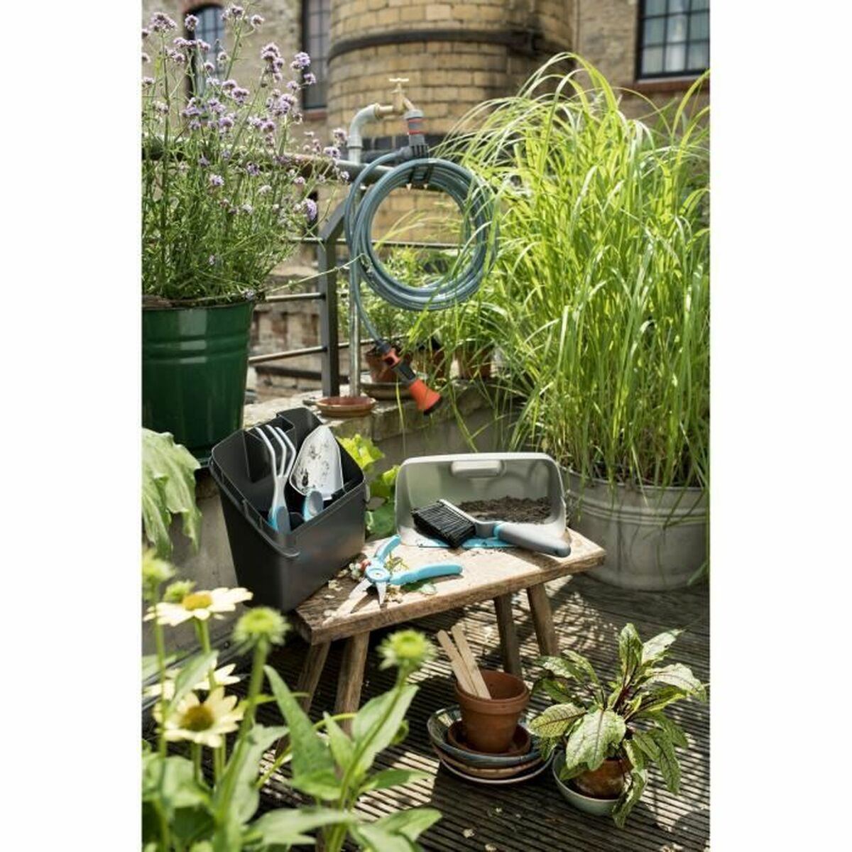 Slang med tillbehörssats Gardena 18411-20 Plast 7,5 m - 2