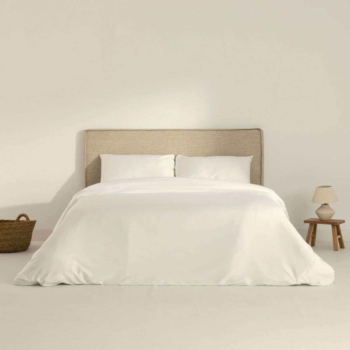 Påslakan SG Hogar Vit 300 Trådar 180 x 220 cm - 2