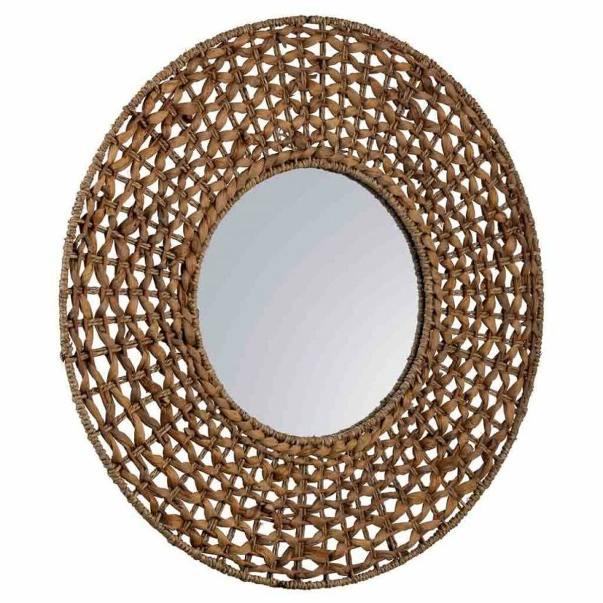 Väggspegel Alexandra House Living Brun 3 x 61 x 61 cm Cirklar - 4