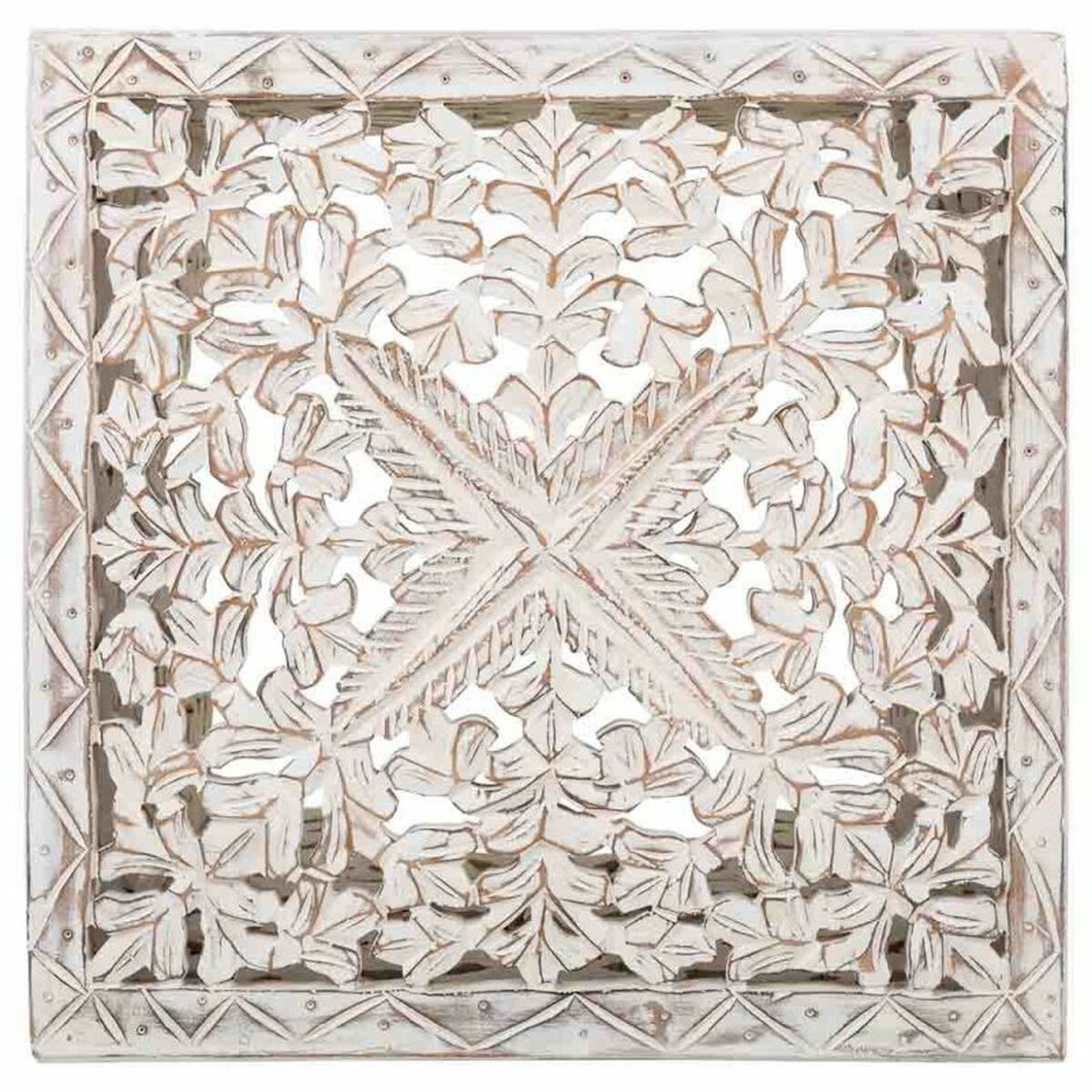 Soffbord Alexandra House Living Vit Mangoträ 45 x 45 x 45 cm - 4