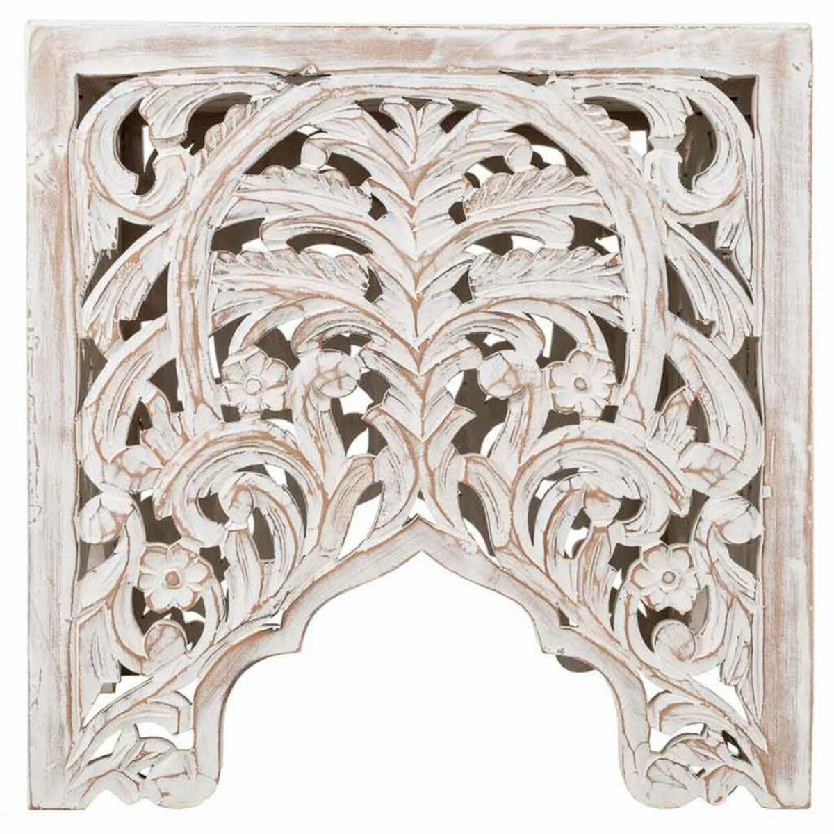 Soffbord Alexandra House Living Vit Mangoträ 45 x 45 x 45 cm - 2