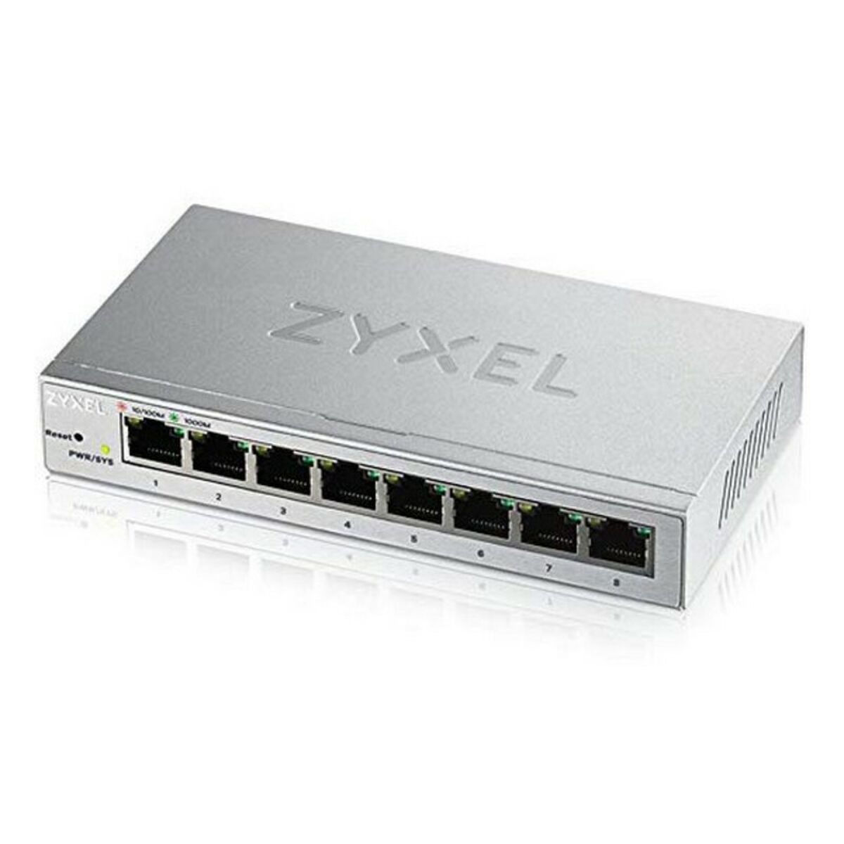 Skrivbords omkopplare ZyXEL GS1200-8-EU0101F 16 Gbps LAN RJ45 x 8 - 2