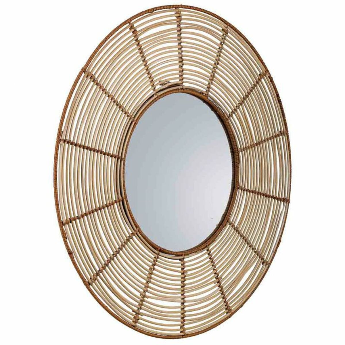 Väggspegel Alexandra House Living Brun 3 x 61 x 61 cm Cirklar - 8