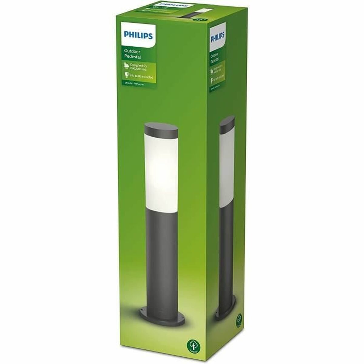 Lampa Philips Luminarias de exterior Antracitgrå E27 230 V 2700 K - 2