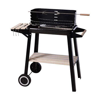 Kolgrill med hjul (54 x 34 x 6.5 cm)