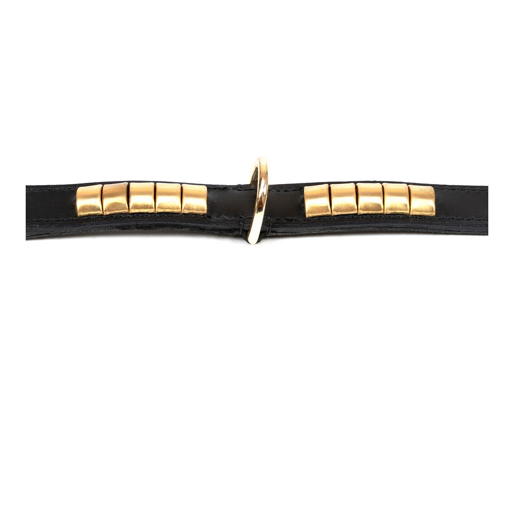Hundhalsband Gloria Duna Svart Gyllene (40 x 2 cm) - 7