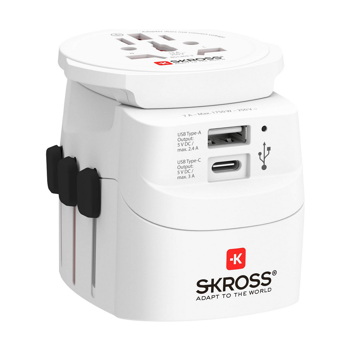 Universell Strömadapter för Resor Skross 1302472 - 9