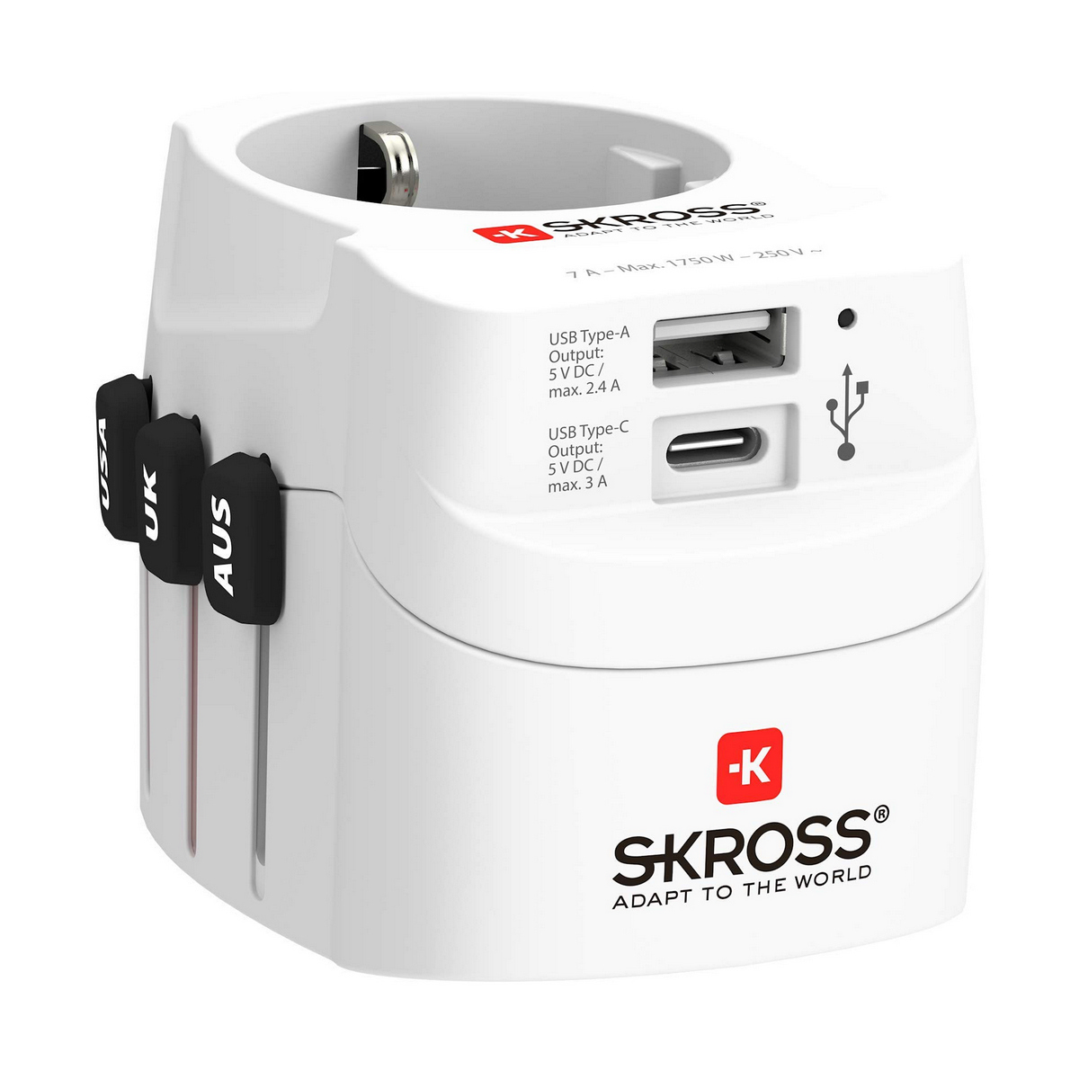 Universell Strömadapter för Resor Skross 1302472 - 14