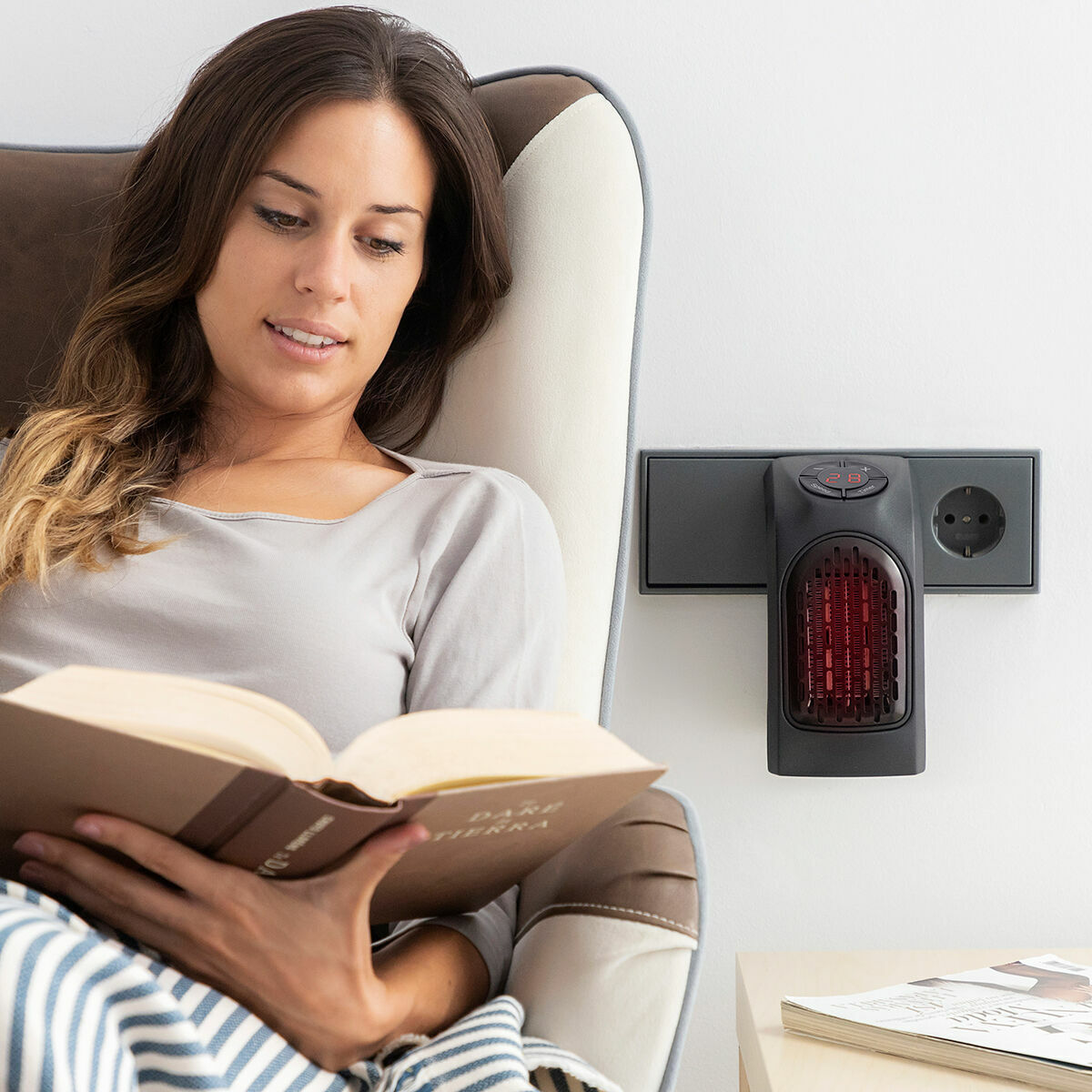 Bärbar plug-in-minivärmare Heatpod InnovaGoods 400 W - 15