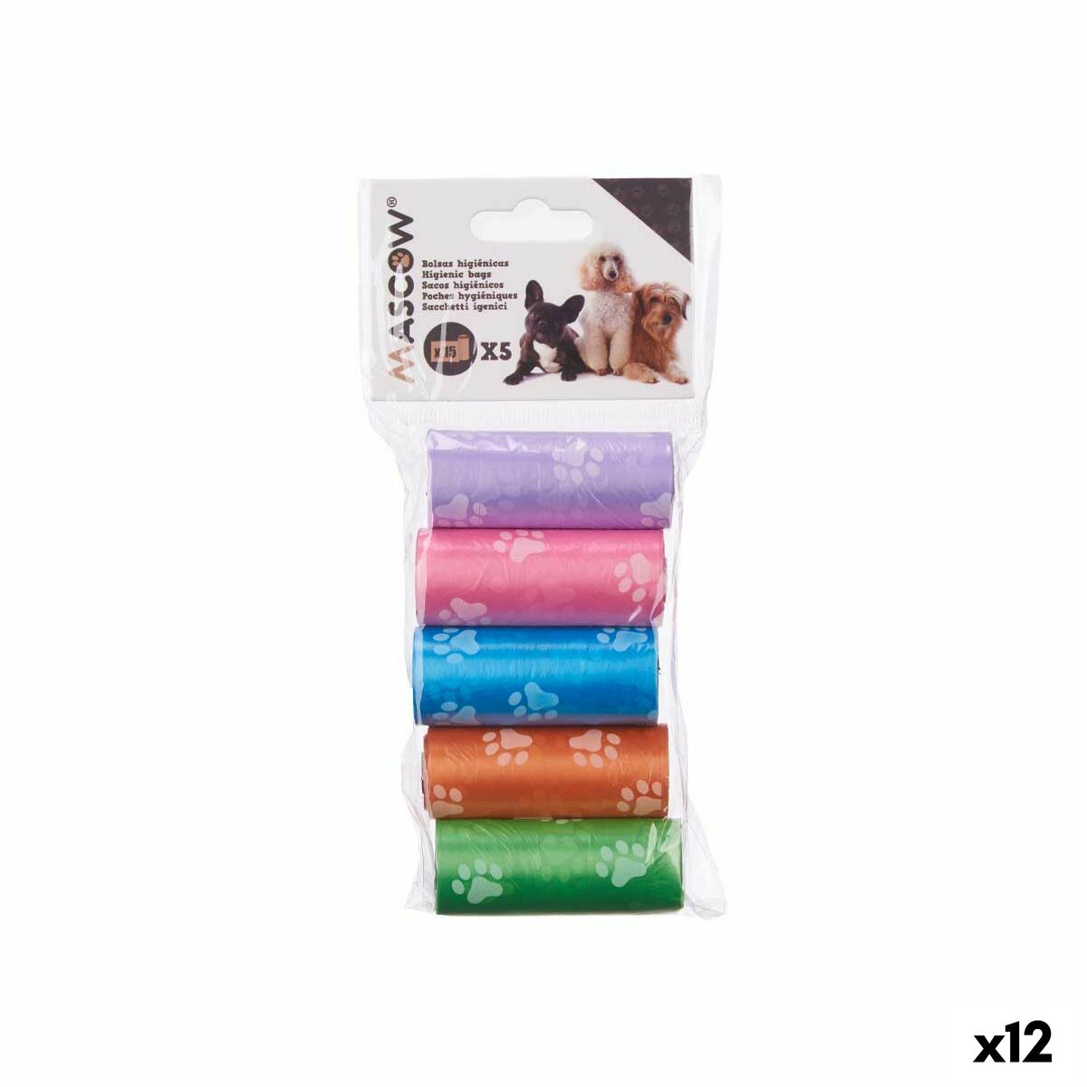 Spypåsar Mascow 200 Multicolour Plast Husdjur 5 Delar (12 antal)