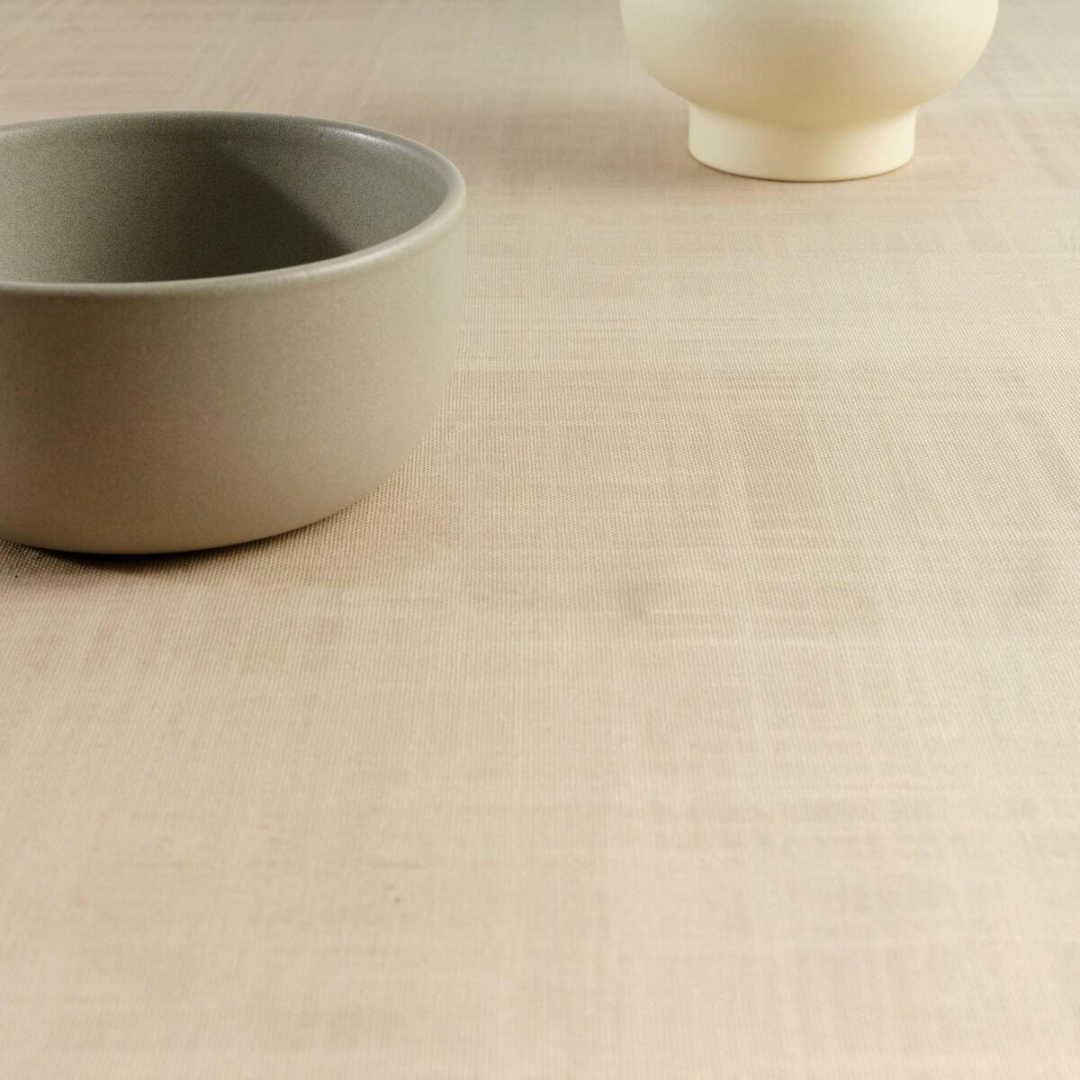 Fläckresistent bordsduk i harts Belum Liso Beige 150 x 150 cm - 6