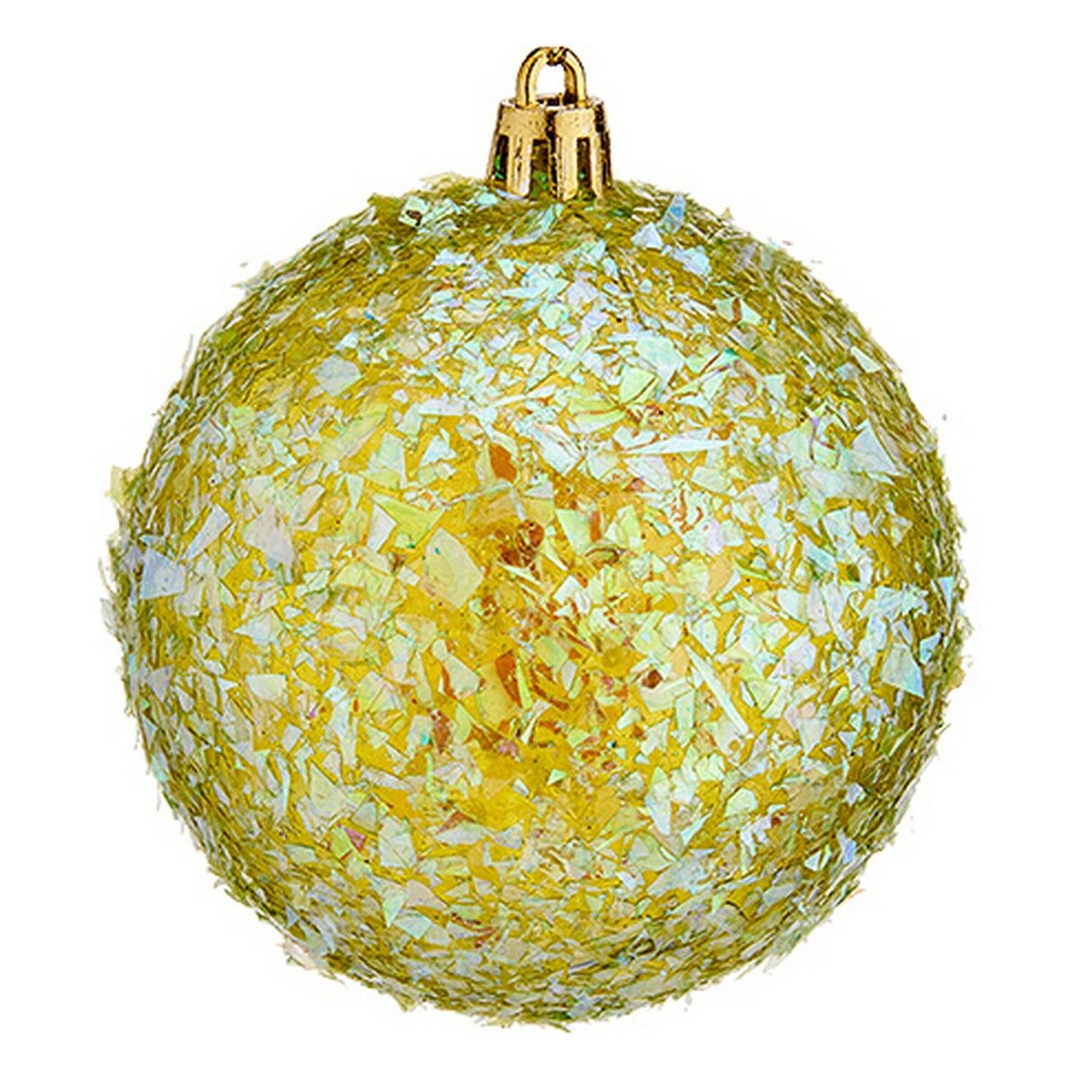 Julgranskulor Krist+ Grön Plast Ø 8 cm 6 antal