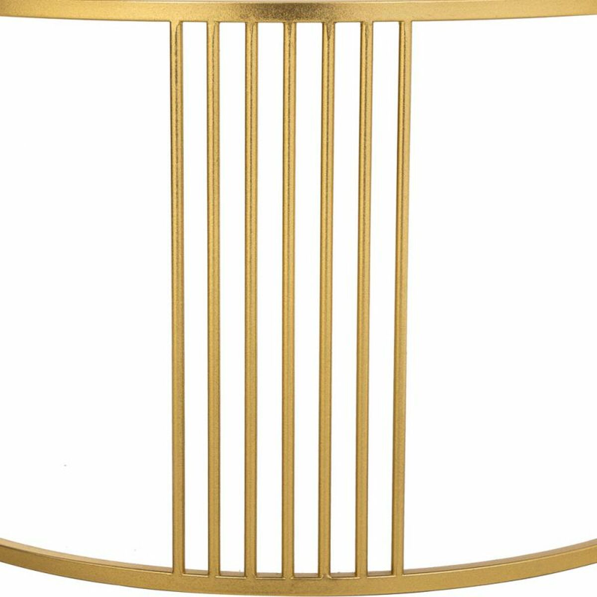 Soffbord Alexandra House Living Guld Järn Speglar Trä MDF 80 x 48 x 80 cm - 7
