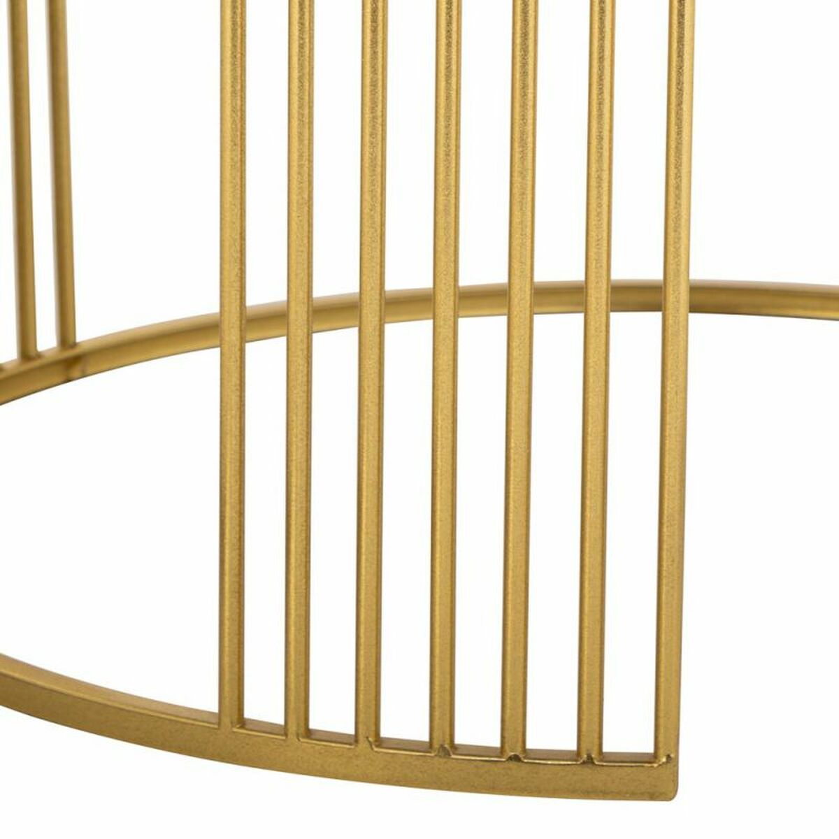 Soffbord Alexandra House Living Guld Järn Speglar Trä MDF 80 x 48 x 80 cm - 6