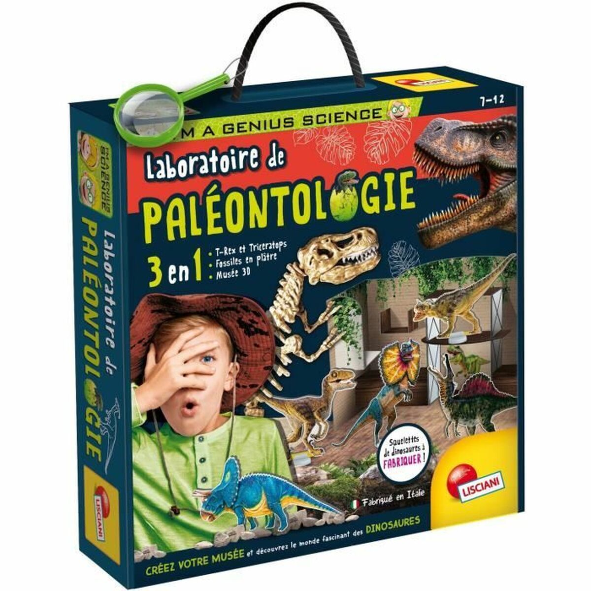Vetenskapsspel Lisciani Giochi Laboratoire de Paléontologie 3 in 1 - 3