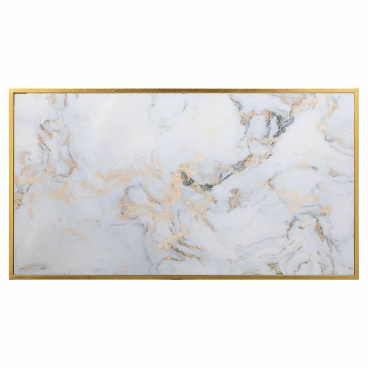 Soffbord Alexandra House Living Guld Metall Papper Järn Trä MDF 60 x 45 x 110 cm - 6