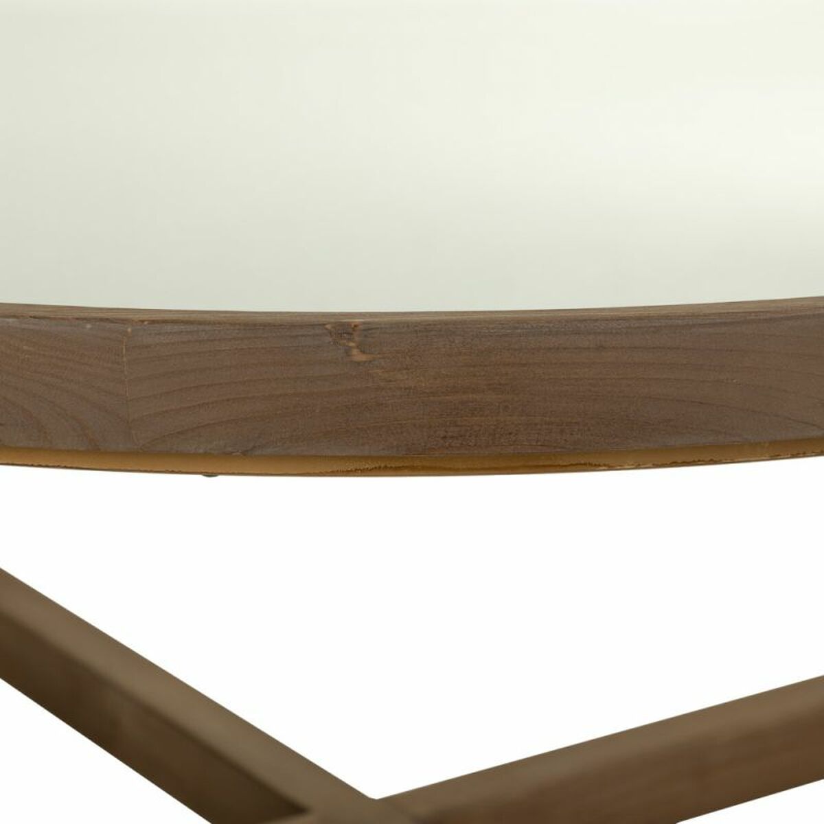 Soffbord Alexandra House Living Brun Järn Granträ 100 x 43 x 100 cm - 7