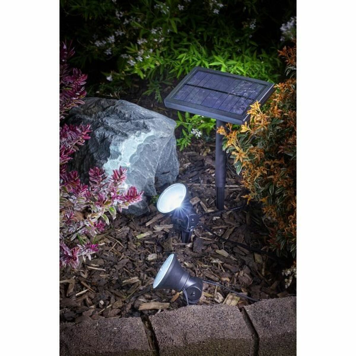 LED-krans Garland Multispot 10-PK Sol Insats 5 Lm - 4