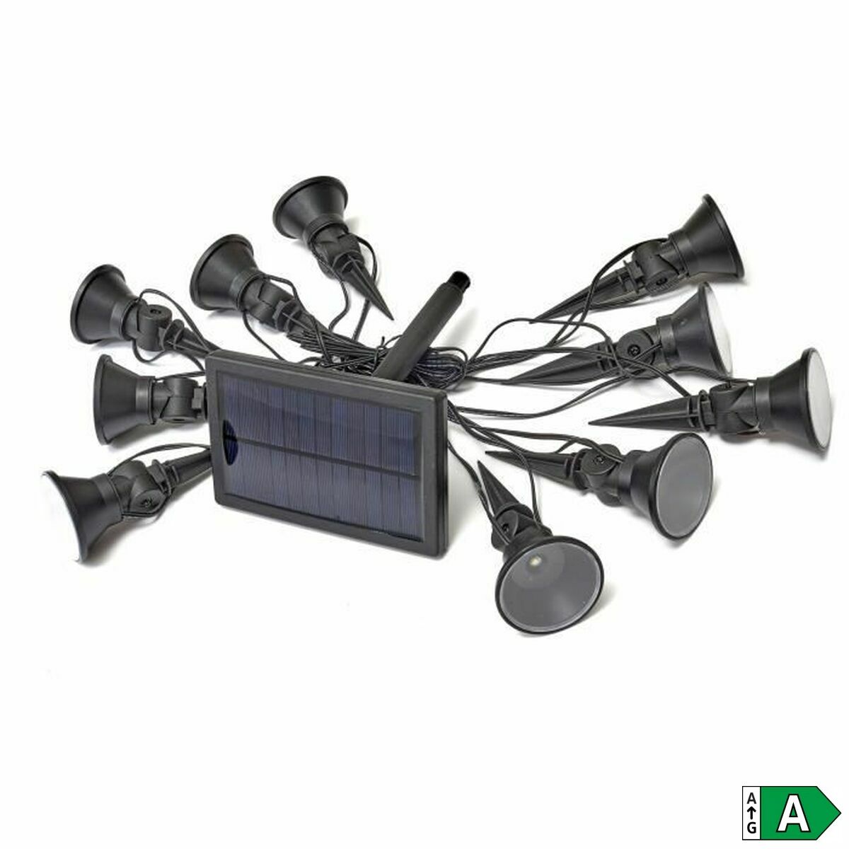 LED-krans Garland Multispot 10-PK Sol Insats 5 Lm - 2