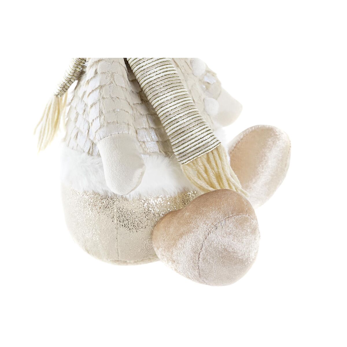 Julgranskula DKD Home Decor Polyester Ren (19 x 18 x 38 cm) (2 antal) - 2