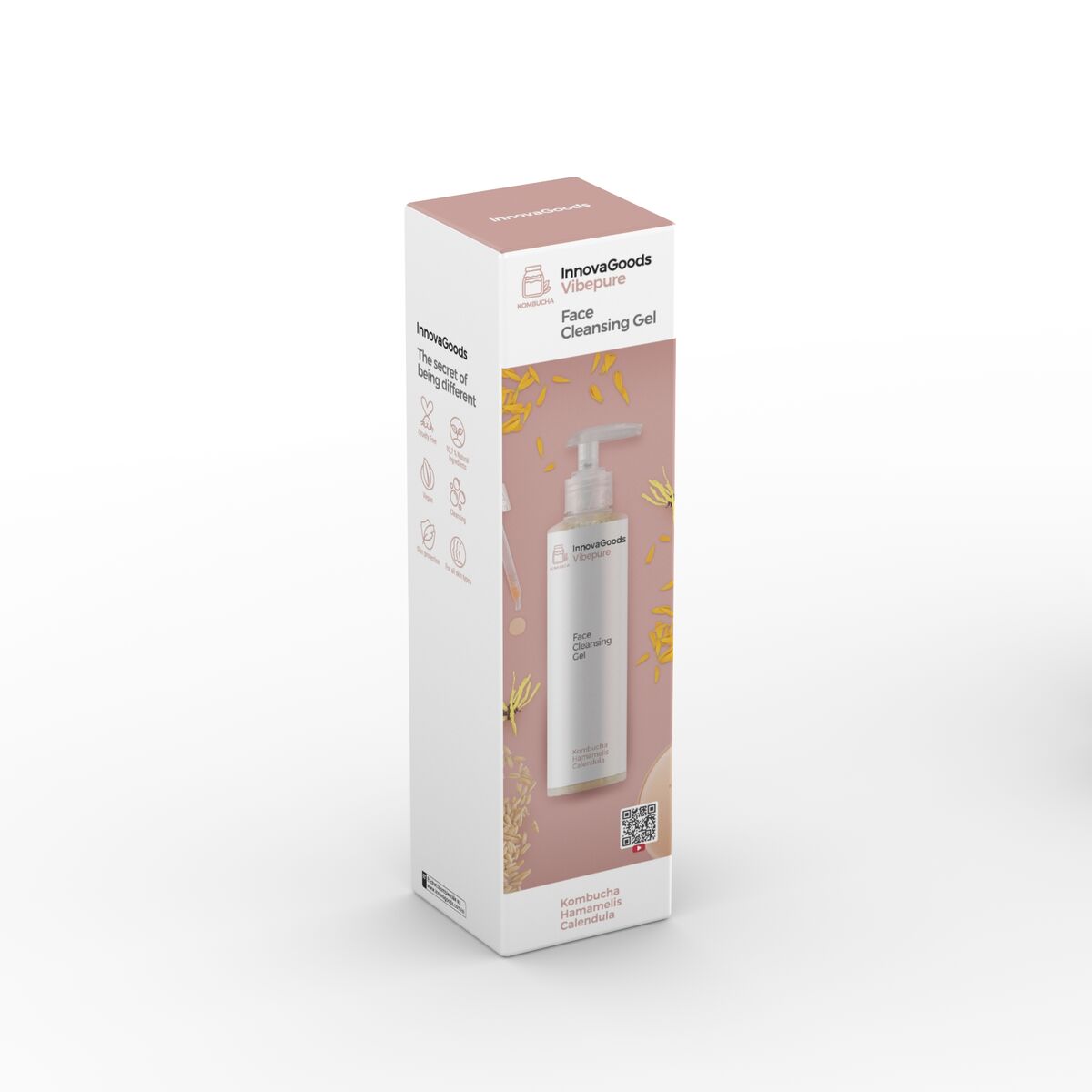 Rengörande ansiktsgel Kombucha Vibepure InnovaGoods 200 ml - 8
