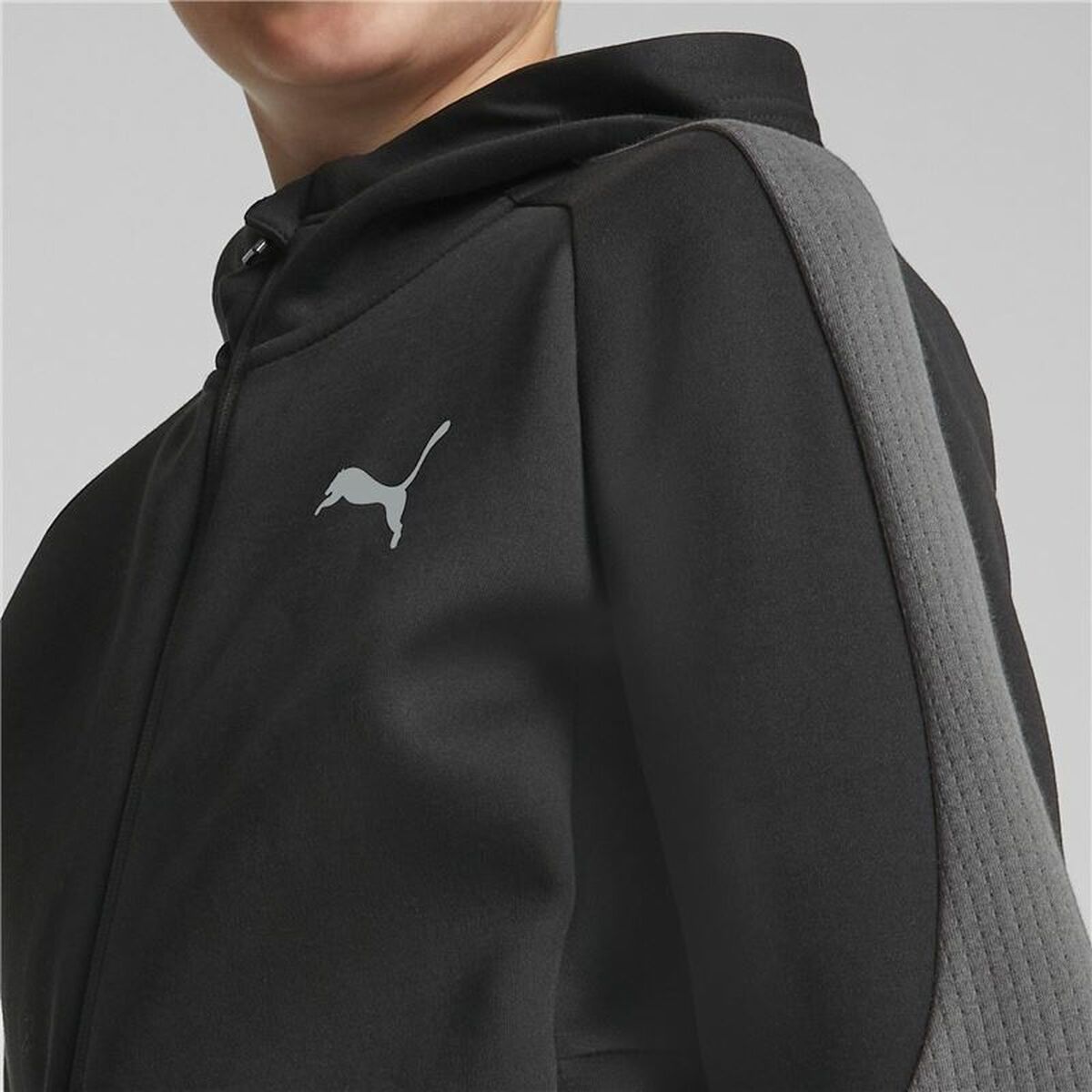 Sportjacka, Barn Puma Evostripe Svart - 4