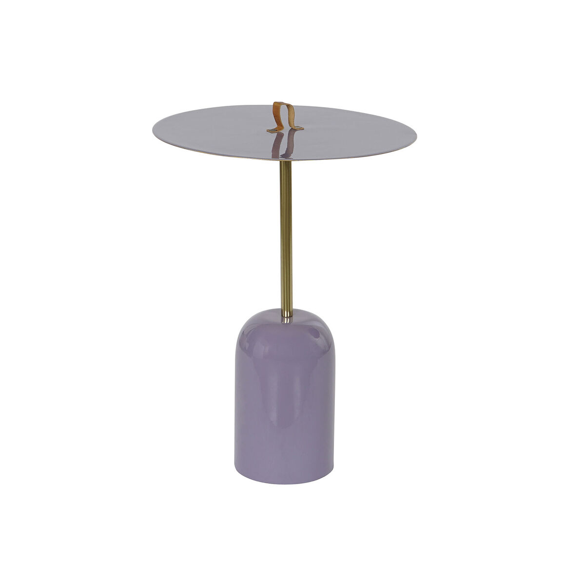 Sidobord DKD Home Decor Läder Järn Lackad (40 x 40 x 56 cm) - 3