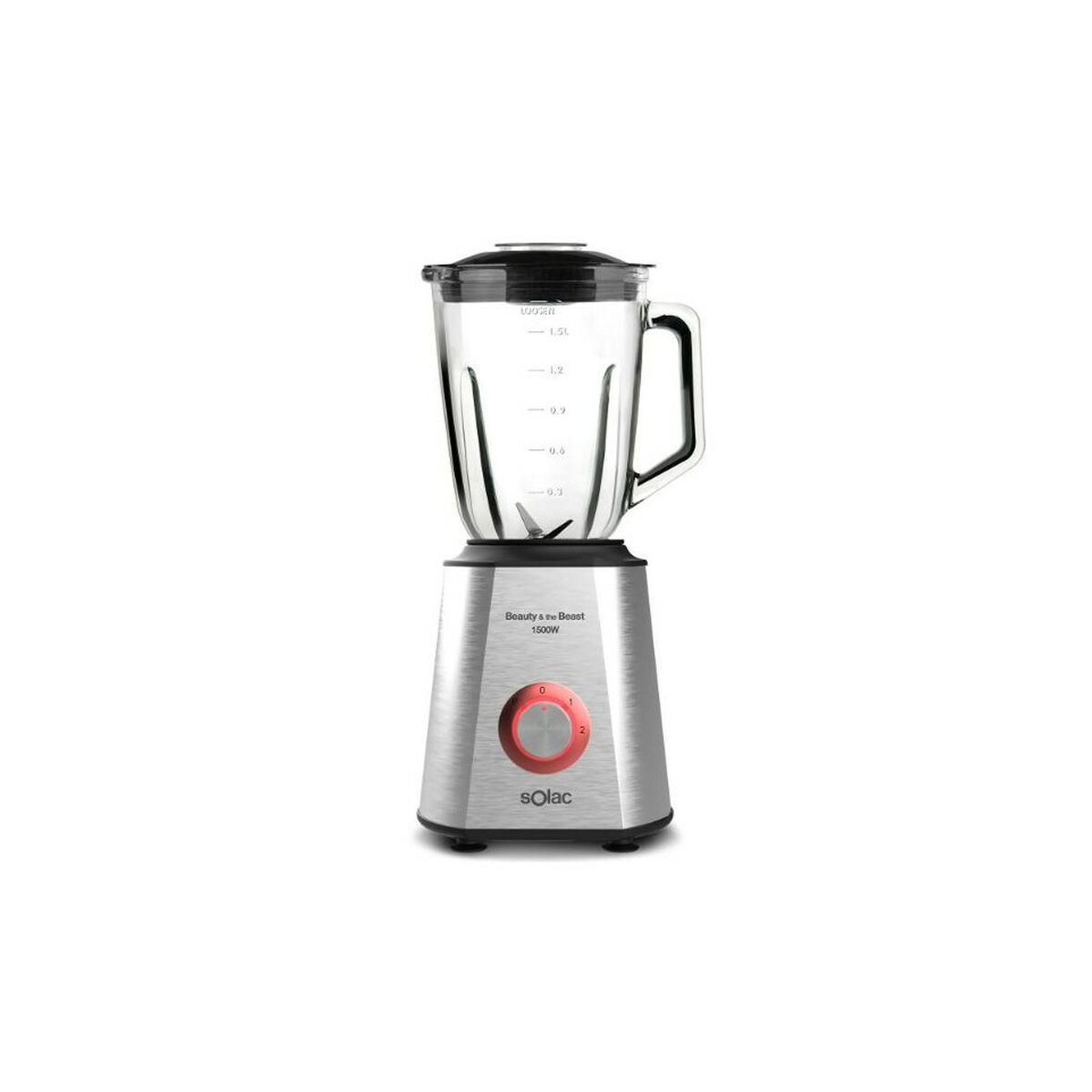 Glasmixer Solac BV5728 1500 W 2 hastigheter Silvrig 1,5 L